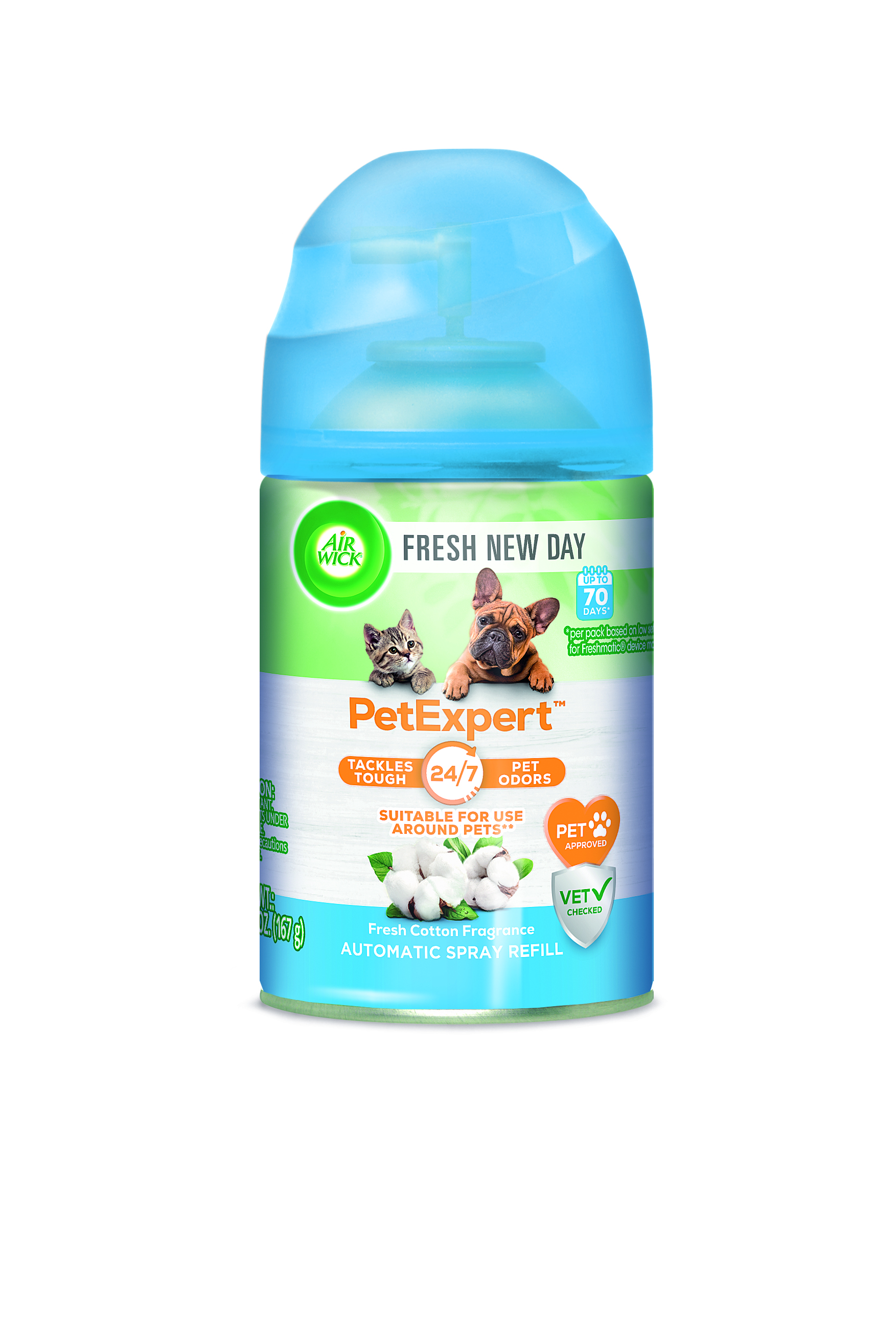 AIR WICK® FRESHMATIC® Ultra - Fresh New Day Pet Fresh Cotton